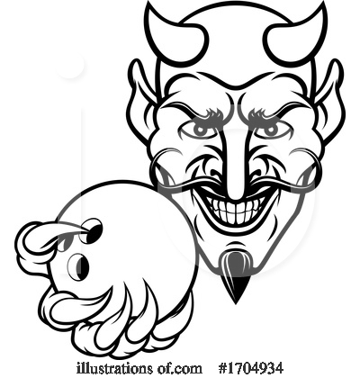 Royalty-Free (RF) Devil Clipart Illustration by AtStockIllustration - Stock Sample #1704934
