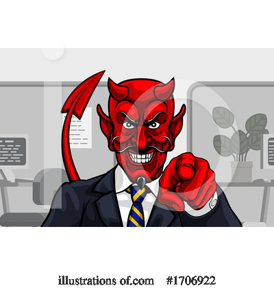 Royalty-Free (RF) Devil Clipart Illustration by AtStockIllustration - Stock Sample #1706922