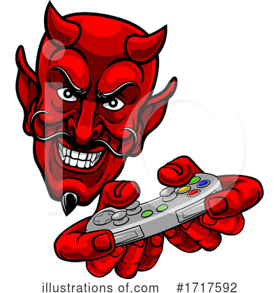 Royalty-Free (RF) Devil Clipart Illustration by AtStockIllustration - Stock Sample #1717592