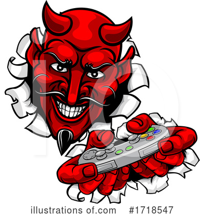 Royalty-Free (RF) Devil Clipart Illustration by AtStockIllustration - Stock Sample #1718547