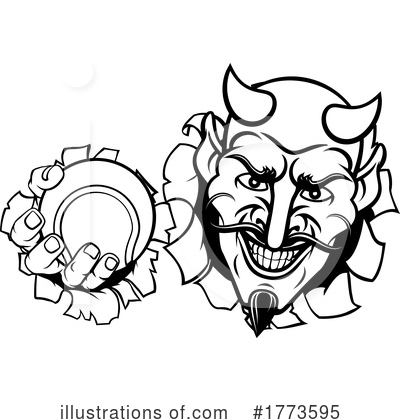 Royalty-Free (RF) Devil Clipart Illustration by AtStockIllustration - Stock Sample #1773595