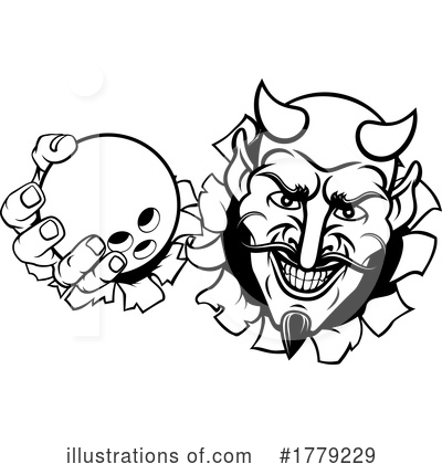 Royalty-Free (RF) Devil Clipart Illustration by AtStockIllustration - Stock Sample #1779229