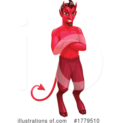 Royalty-Free (RF) Devil Clipart Illustration by Vector Tradition SM - Stock Sample #1779510