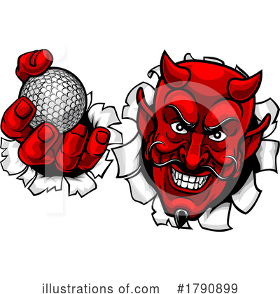 Royalty-Free (RF) Devil Clipart Illustration by AtStockIllustration - Stock Sample #1790899