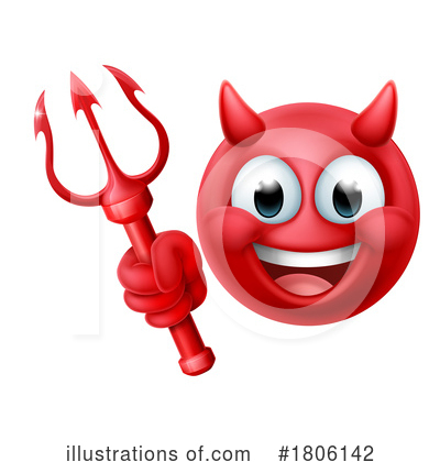 Royalty-Free (RF) Devil Clipart Illustration by AtStockIllustration - Stock Sample #1806142