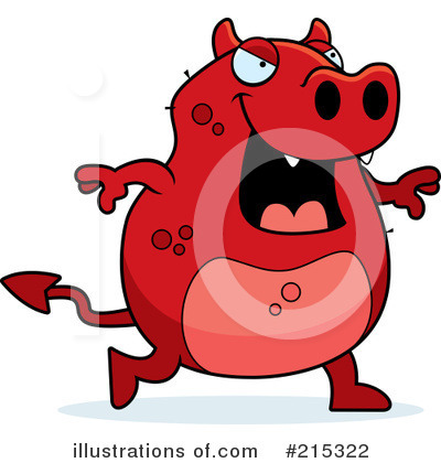 Royalty-Free (RF) Devil Clipart Illustration by Cory Thoman - Stock Sample #215322