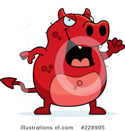Royalty-Free (RF) Devil Clipart Illustration by Cory Thoman - Stock Sample #228905