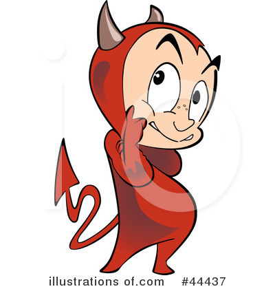 Royalty-Free (RF) Devil Clipart Illustration by Frisko - Stock Sample #44437