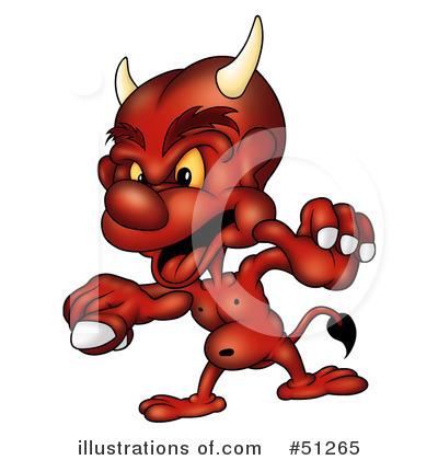 Royalty-Free (RF) Devil Clipart Illustration by dero - Stock Sample #51265