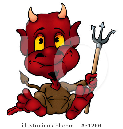 Royalty-Free (RF) Devil Clipart Illustration by dero - Stock Sample #51266