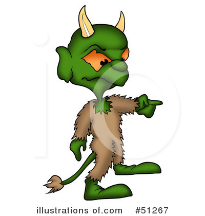 Royalty-Free (RF) Devil Clipart Illustration by dero - Stock Sample #51267
