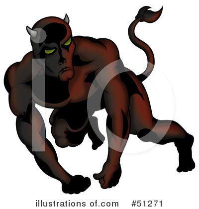 Royalty-Free (RF) Devil Clipart Illustration by dero - Stock Sample #51271