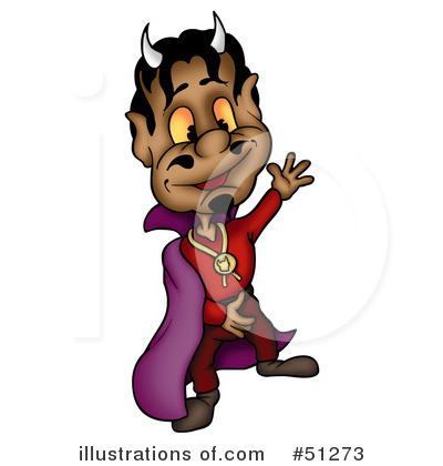 Royalty-Free (RF) Devil Clipart Illustration by dero - Stock Sample #51273