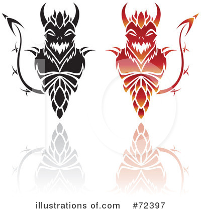 Royalty-Free (RF) Devil Clipart Illustration by cidepix - Stock Sample #72397