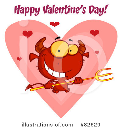 Royalty-Free (RF) Devil Clipart Illustration by Hit Toon - Stock Sample #82629