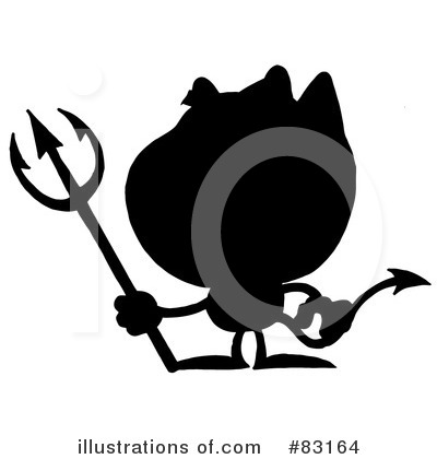Royalty-Free (RF) Devil Clipart Illustration by Hit Toon - Stock Sample #83164