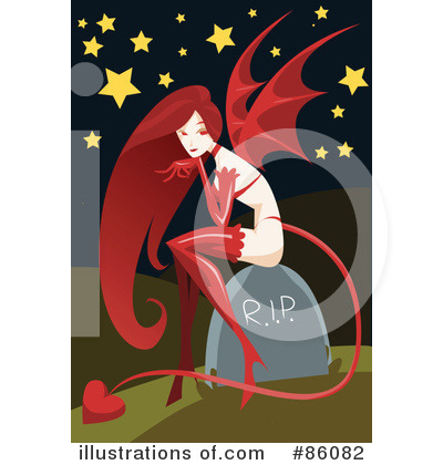 Royalty-Free (RF) Devil Clipart Illustration by mayawizard101 - Stock Sample #86082