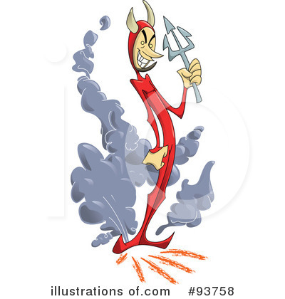 Royalty-Free (RF) Devil Clipart Illustration by Frisko - Stock Sample #93758