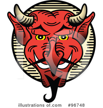 Royalty-Free (RF) Devil Clipart Illustration by Andy Nortnik - Stock Sample #96748