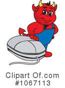Devil Mascot Clipart #1067113 by Mascot Junction
