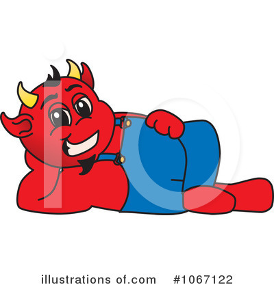 Royalty-Free (RF) Devil Mascot Clipart Illustration by Mascot Junction - Stock Sample #1067122
