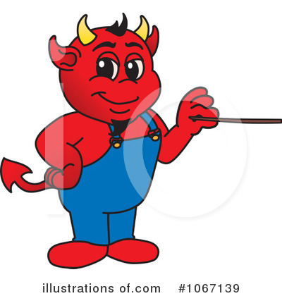 Royalty-Free (RF) Devil Mascot Clipart Illustration by Mascot Junction - Stock Sample #1067139