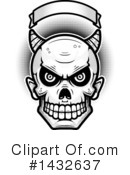 Devil Skull Clipart #1432637 by Cory Thoman