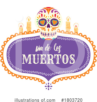 Sugar Skull Clipart #1803720 by Vector Tradition SM