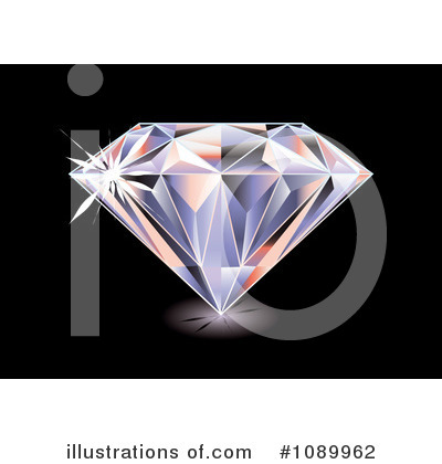 Royalty-Free (RF) Diamond Clipart Illustration by michaeltravers - Stock Sample #1089962