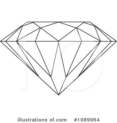 Royalty-Free (RF) Diamond Clipart Illustration by michaeltravers - Stock Sample #1089964