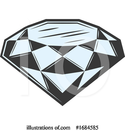 Royalty-Free (RF) Diamond Clipart Illustration by Vector Tradition SM - Stock Sample #1684585