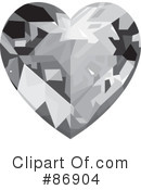 Diamond Heart Clipart #86904 by Pushkin