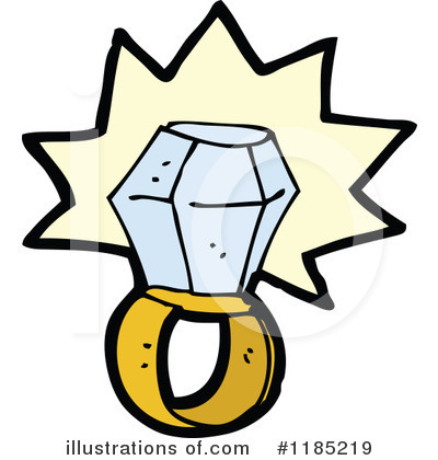 Royalty-Free (RF) Diamond Ring Clipart Illustration by lineartestpilot - Stock Sample #1185219