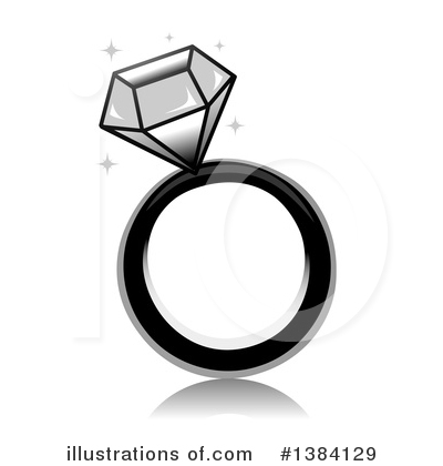 Royalty-Free (RF) Diamond Ring Clipart Illustration by BNP Design Studio - Stock Sample #1384129