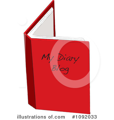 Royalty-Free (RF) Diary Clipart Illustration by michaeltravers - Stock Sample #1092033
