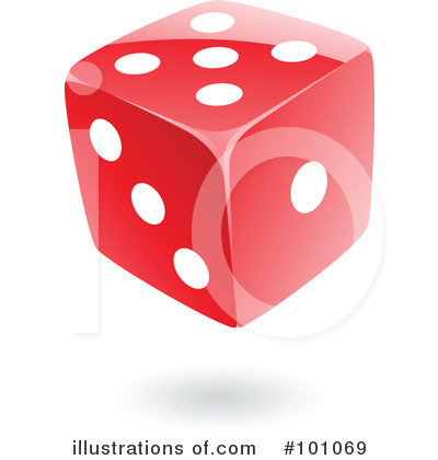 Royalty-Free (RF) Dice Clipart Illustration by cidepix - Stock Sample #101069