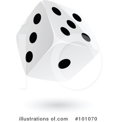 Royalty-Free (RF) Dice Clipart Illustration by cidepix - Stock Sample #101070