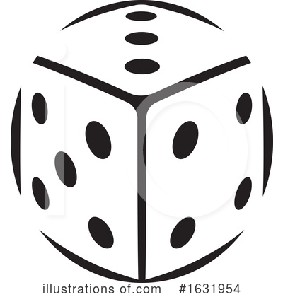 Royalty-Free (RF) Dice Clipart Illustration by Lal Perera - Stock Sample #1631954