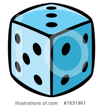 Royalty-Free (RF) Dice Clipart Illustration by Lal Perera - Stock Sample #1631961