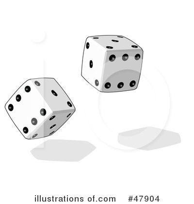 Dice Clipart #47904 by Leo Blanchette