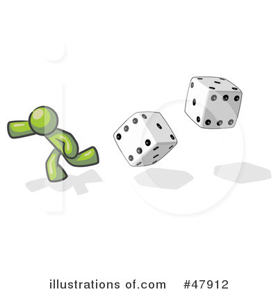 Dice Clipart #47912 by Leo Blanchette