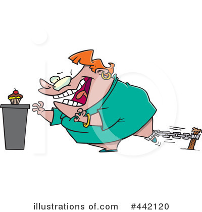 Royalty-Free (RF) Dieting Clipart Illustration by toonaday - Stock Sample #442120
