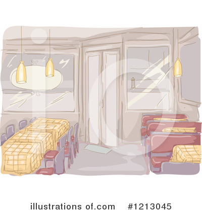 Royalty-Free (RF) Diner Clipart Illustration by BNP Design Studio - Stock Sample #1213045