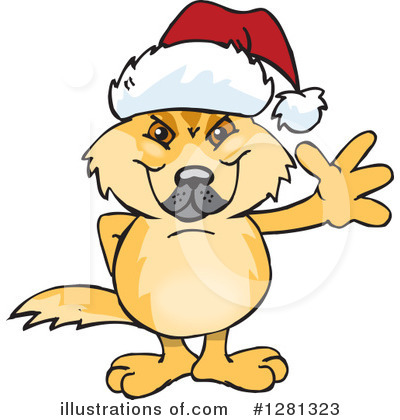 Royalty-Free (RF) Dingo Clipart Illustration by Dennis Holmes Designs - Stock Sample #1281323