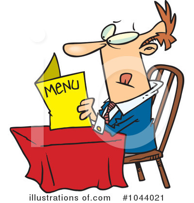 Royalty-Free (RF) Dining Clipart Illustration by toonaday - Stock Sample #1044021