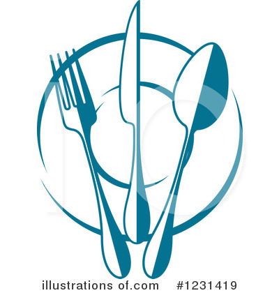 Royalty-Free (RF) Dining Clipart Illustration by Vector Tradition SM - Stock Sample #1231419