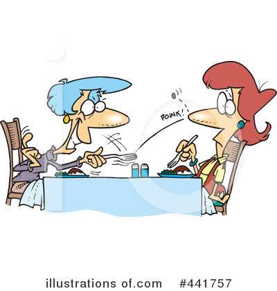 Royalty-Free (RF) Dining Clipart Illustration by toonaday - Stock Sample #441757