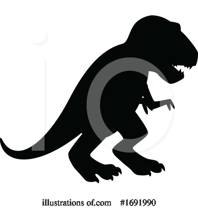T Rex Clipart #1691990 by Vector Tradition SM