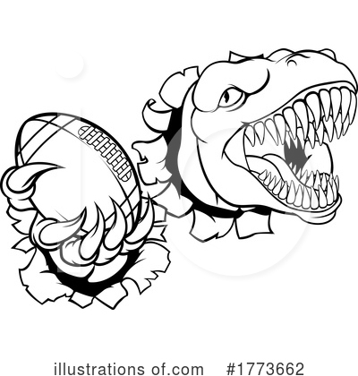 Royalty-Free (RF) Dino Clipart Illustration by AtStockIllustration - Stock Sample #1773662