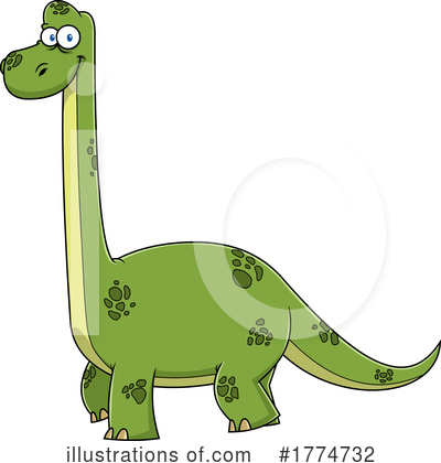 Dinosaur Clipart #1774732 by Hit Toon